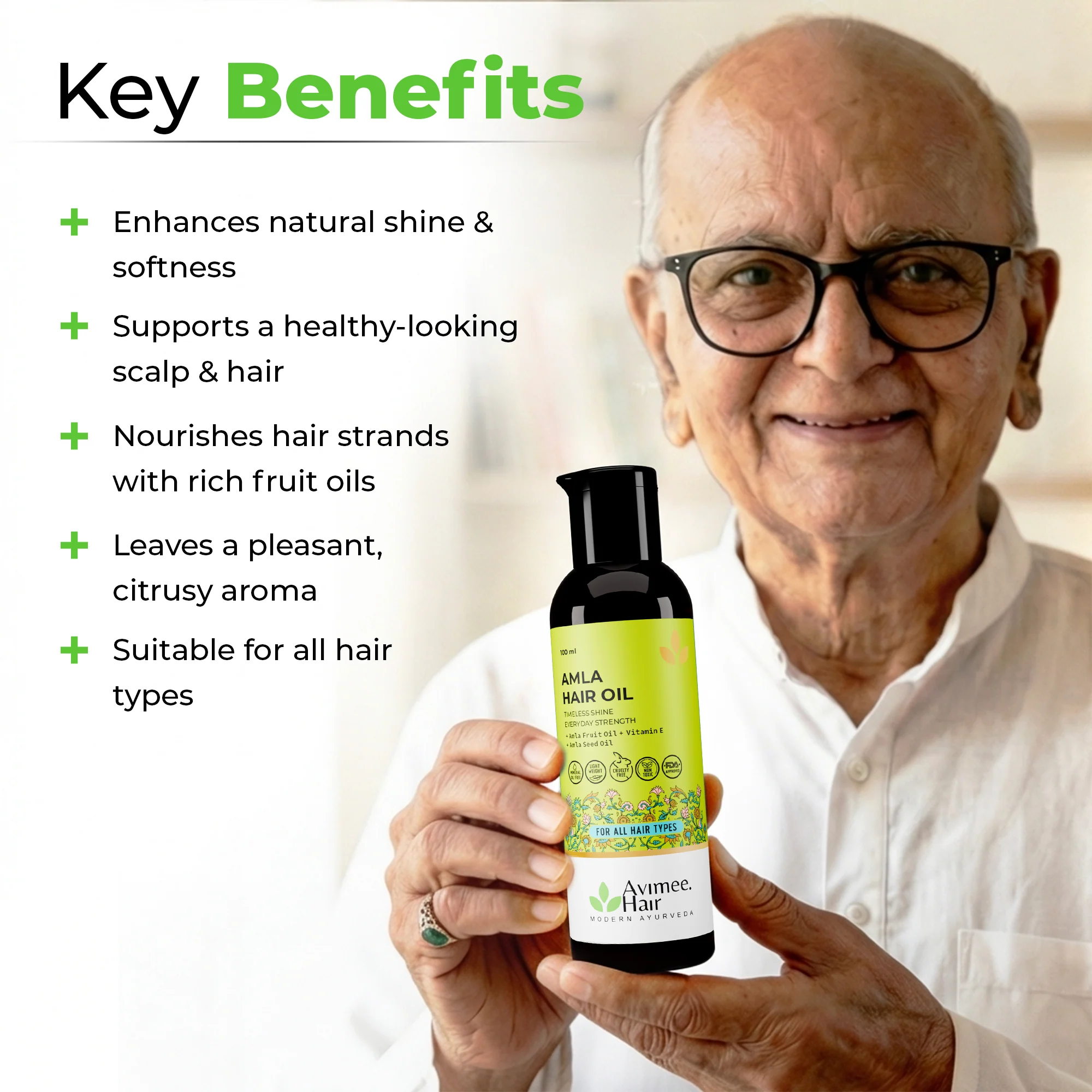 Pure Amla Hair Oil for Grey Hair & Dandruff - Image 4