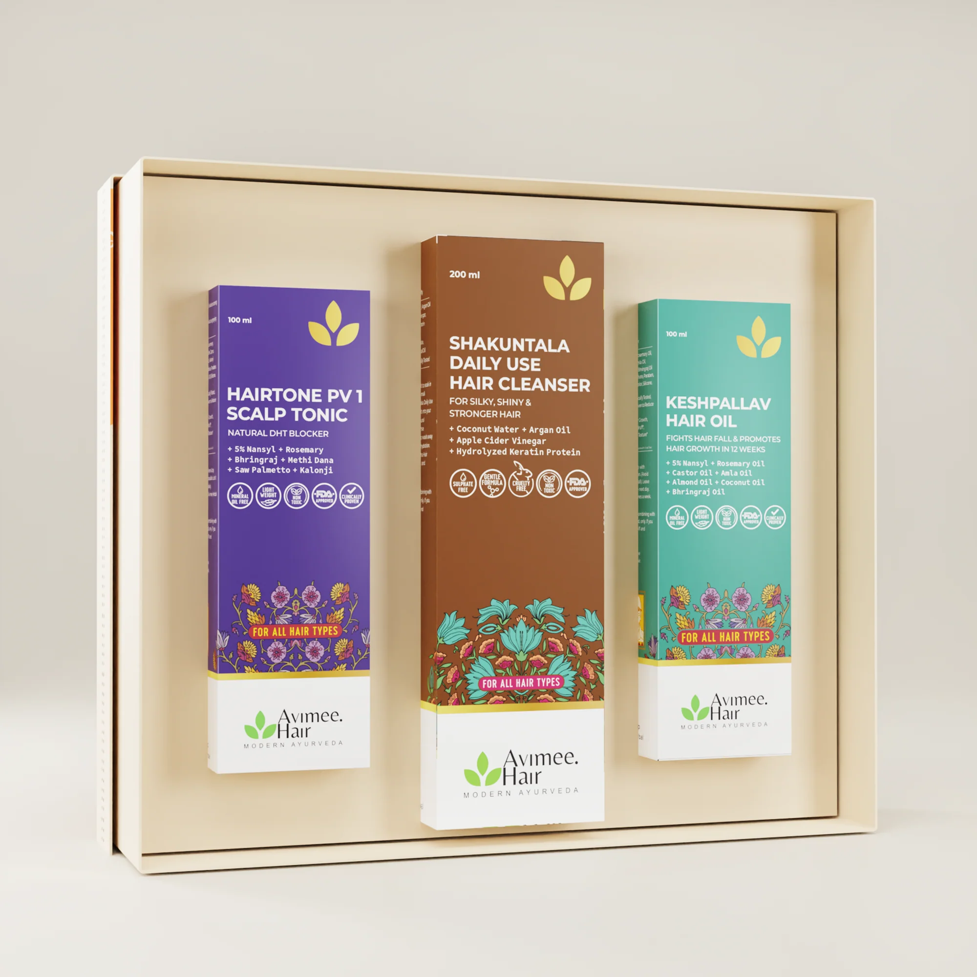 Avimee Herbal Hair Care Gift Box - Image 3