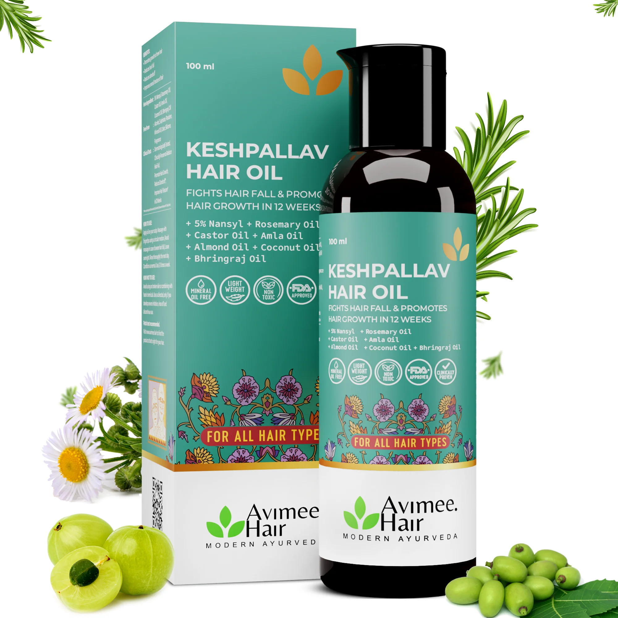 Avimee Herbal Hair Care Gift Box - Image 8