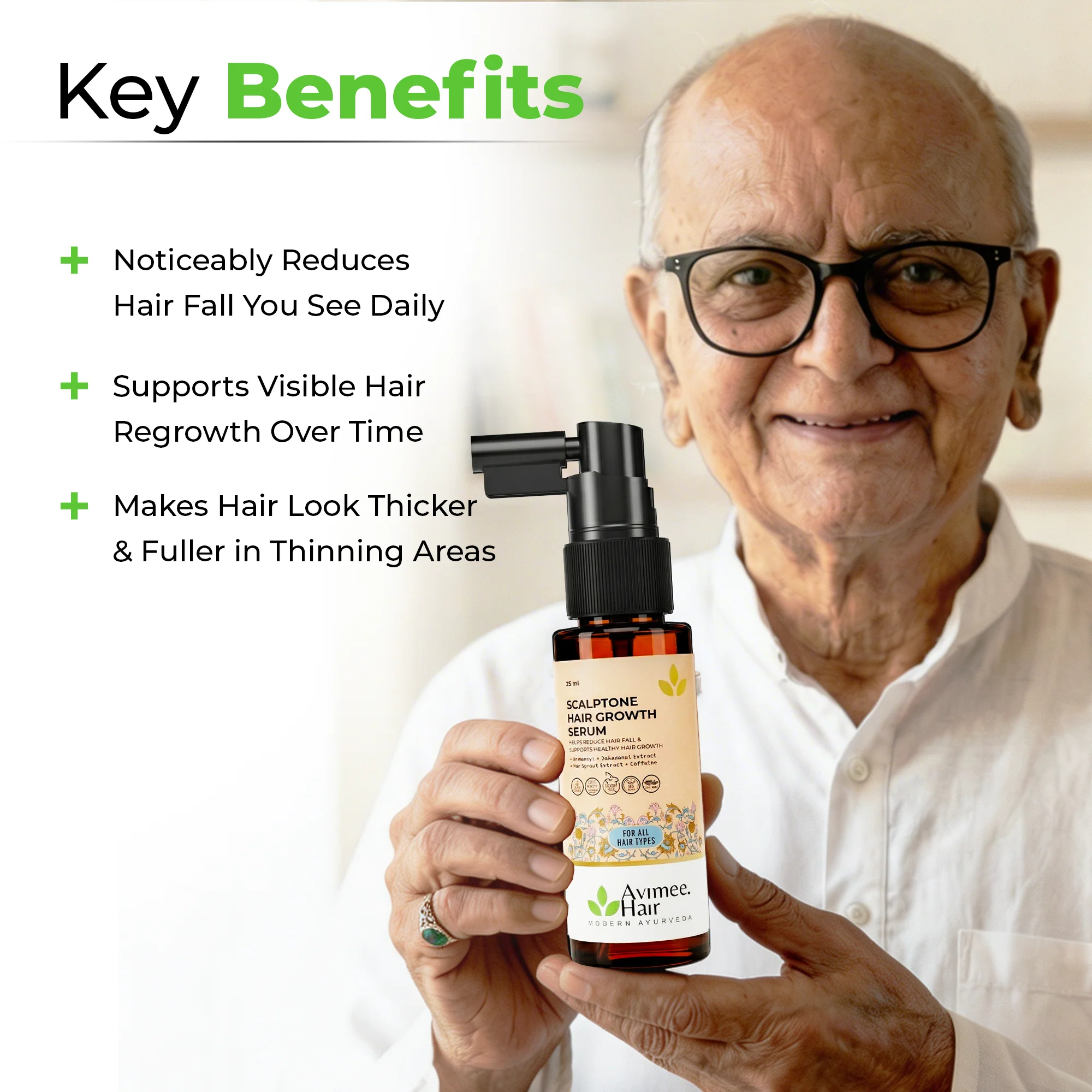 Scalptone Hair Growth Serum with 5% Nansyl & Pea Sprout Extract - Image 5