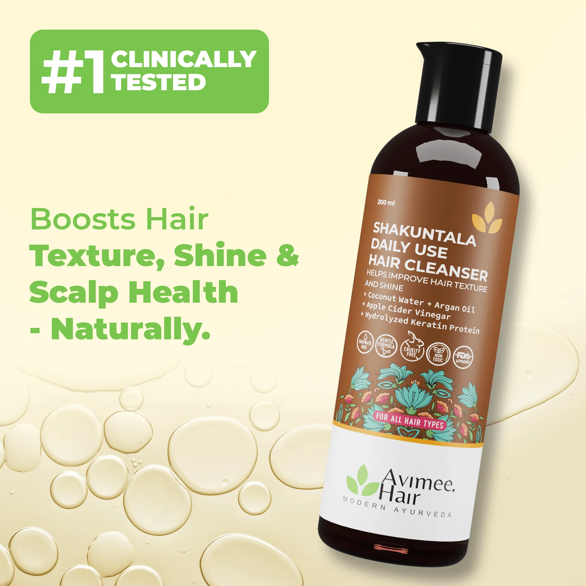 Shakuntala Daily Use Hair Cleanser (Shampoo) - Image 3
