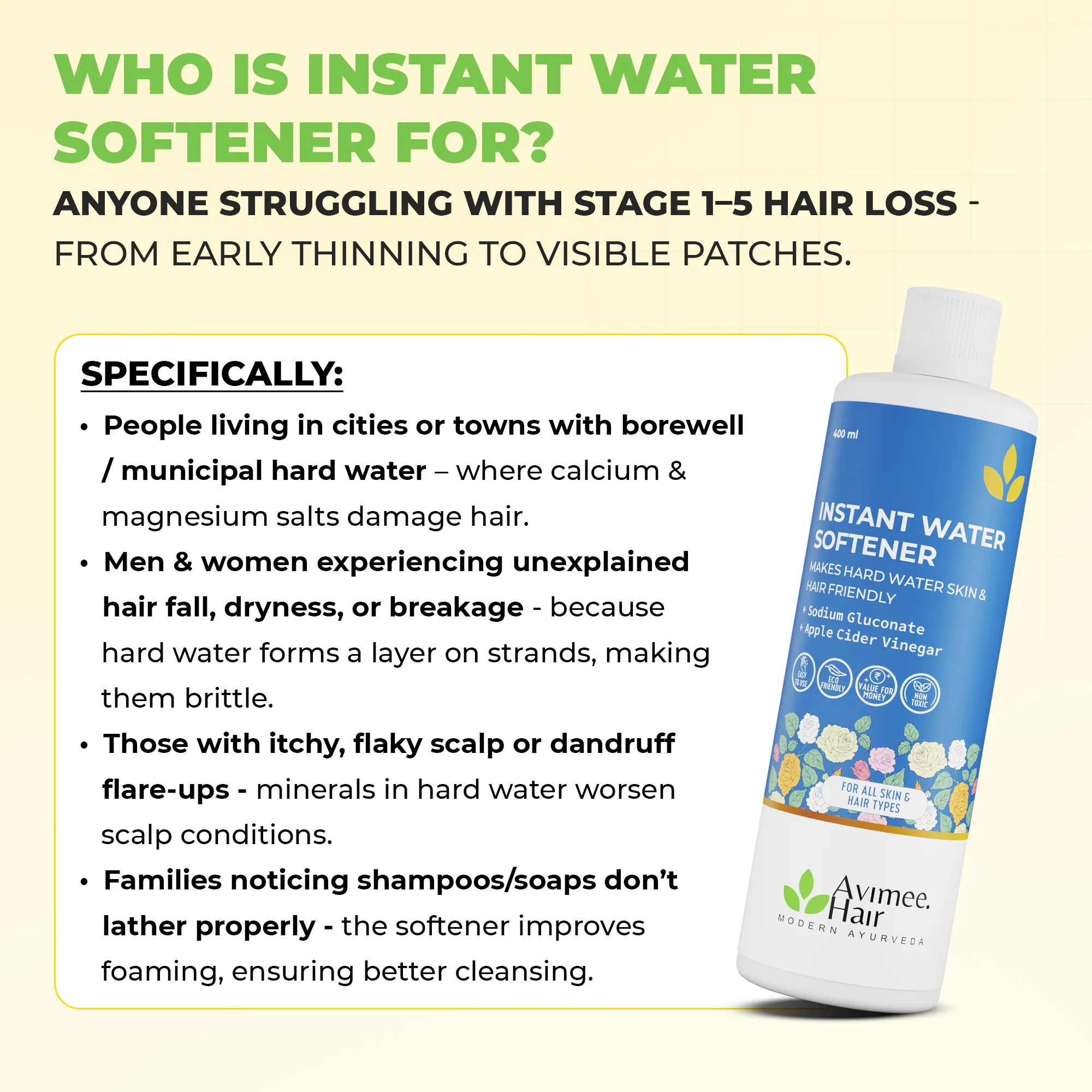Instant Water Softener for Hair Loss Due to Hard Water Pack Of 2 - Image 7