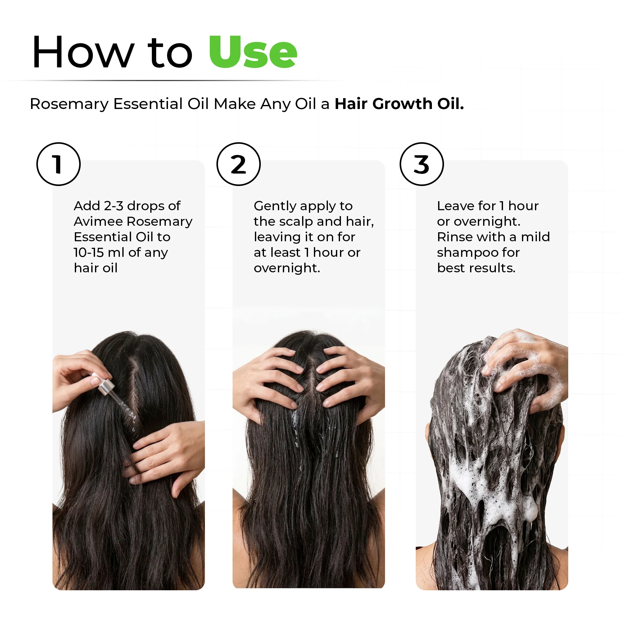 Rosemary Essential Hair Oil with Vitamin E & Nansyl - Image 7