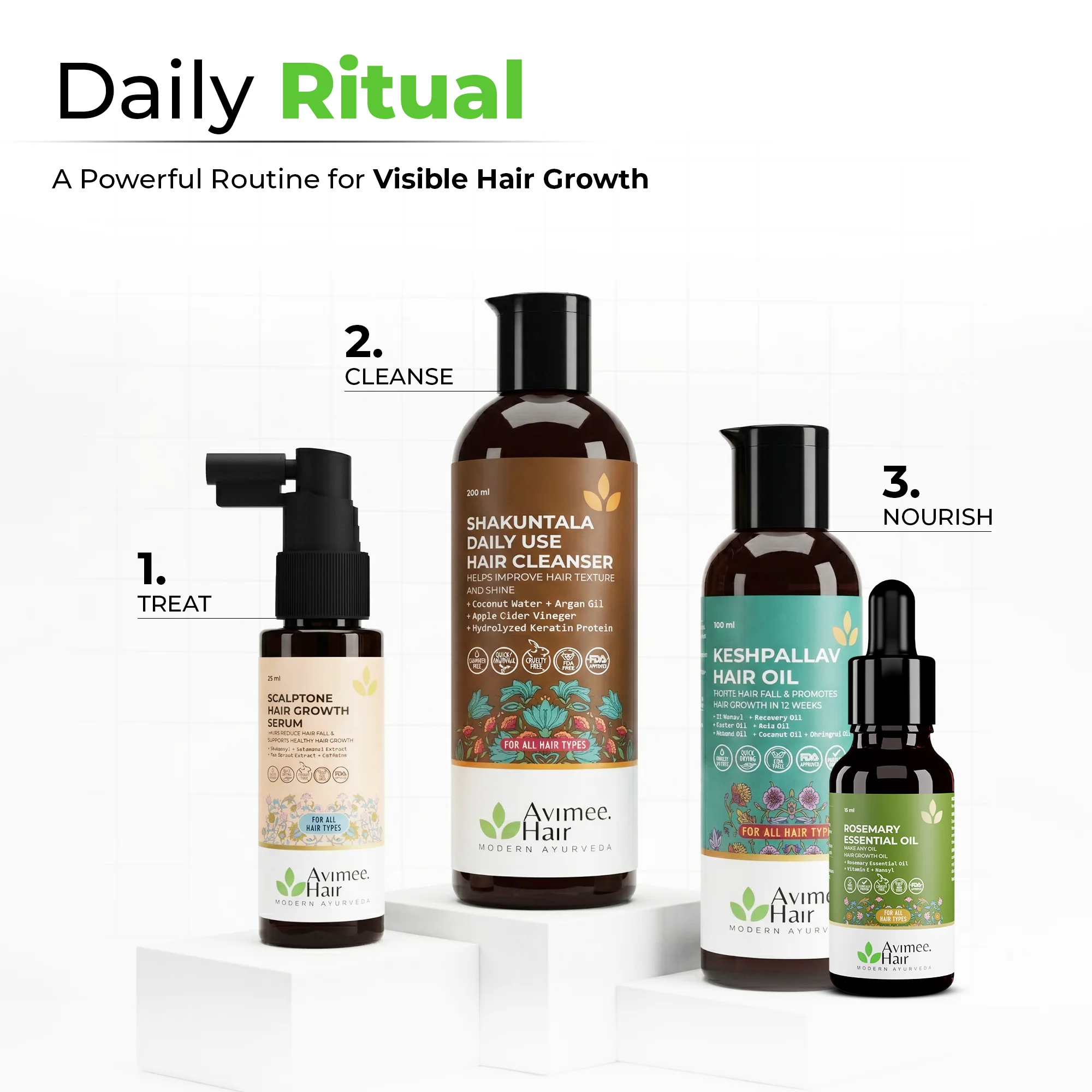 Rosemary Essential Hair Oil with Vitamin E & Nansyl - Image 9